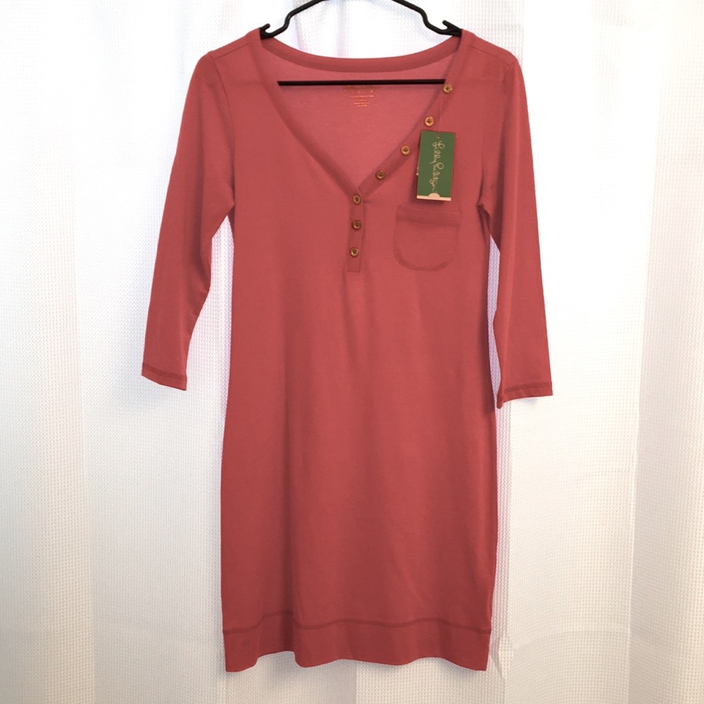 NWT XS Lilly Pulitzer Pink Palmetto dress